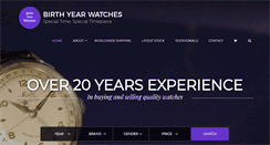 Desktop Screenshot of birthyearwatches.com